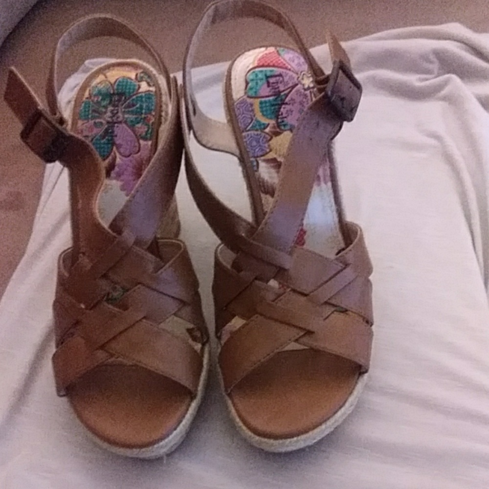 LimeLight wedge sandals